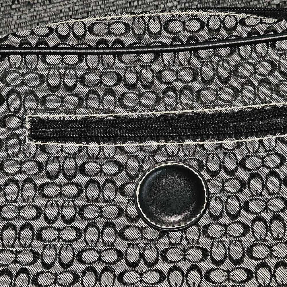 OKPTA BLACK AND GREY PURSE Medium AJUSTABLE STRAP Crossbody Bag - Picture 6 of 8